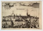 Lodovico Guicciardini (1521-1589) - [Antique print, engraving] Guicciardini: ENCHVSA -- Enckhusen (Enkhuisen), published ca. 1650.