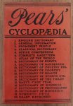 PEARS CYCLOPEDIA. & H. POWELL REES (ED) - Pears' Cyclopaedia Twenty-third edition