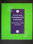 Marjella van den Bulk (interviews) - Forum voor praktijkgericht onderzoek - Bouwstenen voor de lector