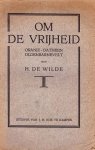 H. de Wilde - Om de Vrijheid Oranje, Datheen, Oldenbarnevelt