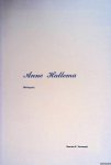 Verwoerd, Henrica E. - Bibliografie van Anne Hallema