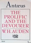 Halpern, Daniel (editor) - Antaeus No. 42, Summer, 1981: The Prolific and the Devourer: W.H Auden