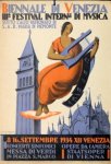 Venedig: - [Programmzettel] III° Festival Intern`le Di Musica. Sotto L`Alto Patronato Di S.A.R. Marie Di Piemonte. 8-16. Settembre 1934 XII Venezia. Concerti sinfonici, Opere da camera, Messe di Verdi in Piazza S. Marci, Staatsoper di Vienna
