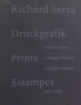Berswordt-Wallrabe, Silke. / Breidenbach, Suzanne. - Richard Serra Druckgrafik Prints Estampes 1972-1999.