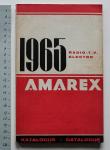  - AMAREX Katalogus 1965 -- Radio - TV - Electro