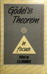 Stuart Shanker 135248 - Gödel's Theorem in Focus