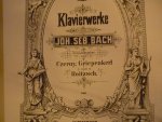 Bach J.S. (1685 – 1750) - Toccata con Fuga; Preludio, Fantasia con Fuga; herausgegeben von Czerny, Griepenkerl und Roitzsch