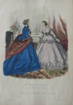  - La mode illustrée Originele litho Toilettes de Melles Rabouin