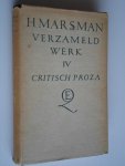 Marsman, H. - Verzameld Werk IV Critisch Proza