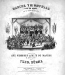 Böhme, Ferdinand: - Marche triomphale pour le piano sur des motifs de Donizetti