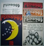 N.N. / Escher, Gielijn (vormg.) - Festival of Fools Shaffy Melkweg Paradiso june 4-20 1976 / 4 programma's