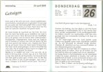Stolk, B. (secr. Miss. Vorming GZB) - Een handvol koren. Dagboek en kalender.  100 Jaar 1901 - 2001  GZB Tot aan het uiterste der Aarde