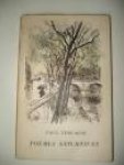 Verlaine, Paul - Poèmes saturniens - premiers vers
