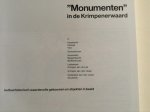 Algemeen bestuur vd Stichting Krimpenerwaard - Monumenten in de krimpenerwaard / druk 1