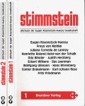 Leenman, Bas (Hrsg) - Jahrbuch der Eugen Rosenstock-Huessy Gesellschaft. Stimmstein 1, 2