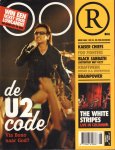 Diverse auteurs - Muziekkrant Oor, 2005, nr. 06,  JULI met o.a. U2 (COVER + 6 p.) / WHITE STRIPES (4 p.) / KAISER CHIEFS (3 p.) / ROISIN MURPHY (5 p.) / FOO FIGHTERS (4 p.) / DOSSIER KRAFTWERK (10 p.) / BRAINPOWER (5 p.)