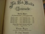 Bach; J. S. (1685-1750) - Klavierwerke; Band II / Band III; Krititsche Ausgabe mit Fingersatz und Vortragsbezeichnungen versehen von Dr. Hans Bischoff (Berlin, Mai 1881); Originele uitgave uit 1881/82