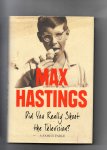 Hastings Max - Did You really shoot the Television?, a Family Fable.