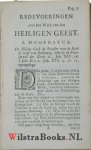 Owen, John - Twee redevoeringen raakende den Heiligen Geest en zyn werk : De eene, van den Geest als een trooster. De andere, voor zo veel, Hy is de auteur van geestelyke gaaven