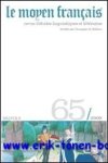 N/A; - Moyen Francais - 65 (2009),
