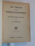 GERDES, E - De vrouw van den werktuigkundige. Een verhaal tijdens het Reveil.