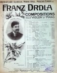 Drdla, Franz.: - Tarantella D-dur, Op. 27, Nr. 2 (Franz Drdla compositions pour violon et piano. No. 11)