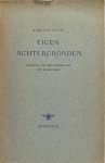 Roland Holst, A. - Eigen Achtergronden. Inleiding tot een voordracht uit eigen werk