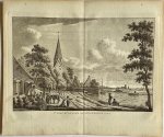J. Bulthuis, K.F. Bendorp - Antieke prent Friesland: 't Dorp Burgwerd Na Bolswerd (Bolsward) te zien.