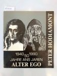 Hodiamont, Peter: - Alter Ego (Buch und signierter Linolschnitt)