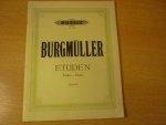 Burgmuller; Frédéric (1806–1874) - Etuden; Opus 105; fur klavier zu zwei handen (Herausgegeben von Adolf Ruthardt)