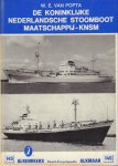 Popta, W.E. van - De Koninklijke Nederlandsche Stoomboot Maatschappij - KNSM, Alkenreeks nr. 145, kleine hardcover, goede staat (rug onderkant gerepareerd met tape)