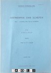 H.E. Jaeger - Ontwerpen van Schepen. 5 delen