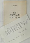 Paul Magritte 282828 - Les Travaux poétiques [20 ex. signé + page manuscrite]