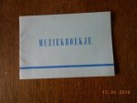 - Muziekboekje - Muziekboekje