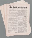 n.n - 2 CV club nederland - maandblad ( Het lelijke eendje) nr 1 tm 89 ( nr 5 ontbreekt)