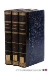 Mathieu, L'Abbé. - Devoirs du Sacerdoce, ou traité de la dignité, de la perfection, des obligations, charges, offices et ministères du prêtre catholique... [ 3 volumes ].