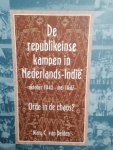 Delden, M.C. van - De republikeinse kampen in Nederlands-Indië oktober 1945 - mei 1947 / druk 1 / orde in de chaos?