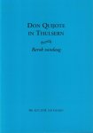 Van Gemert, G.C.A.M. - Don Quijote in Thulsern. Barok vandaag