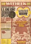 Ridder, Willem de (samenstelling) - HITWEEK 1968 nr. 17, 12 januari, 3e jaargang met o.a. B.B. KING, POPFESTIVAL IN ROME, CUBY & THE BLIZZARDS, WHO, TIM BUCKLEY, OTIS REDDING, goede staat