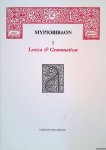 Proctor, Robert - Myriobiblon I: Lexica & Grammaticae et Latina volumina cum litteris Graecis