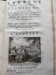 Clemens XIV. - Brieven van paus Clemens XIV. (Ganganelli).Deel 3 met de zeldzame lykrede. Deel 4 met uitgeleeze gedagten  (4 complete delen)