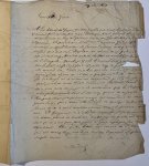  - Manuscript 19th century | 19th century copy of a letter of Christiaan Huygens, d.d. 19-1-1652 to his brother Louis Huygens in Londen. Manuscript, 4°, 2 pp.