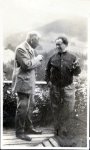 Mengelberg, Willem: - Originalfotografie. Mengelberg mit seinem Arzt Dr. C. Delprat