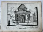 Unknown engraver, Pieter Schenk (1660-1713) - [Antique print, etching/ets, Rome] TEMPLUM SATURNI... Views of Rome [Set title]/Tempel van Saturnus, published 1705, 1 p.