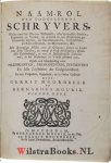 Mourik, Bernardus / Noordbeek, Gerrit - Naam-Rol der Godgeleerde Schryvers, Welke over den Geheele Bybel, ofte byzondere Boeken, Capittelen en Versen, uit dezelve in het Nederduits geschreeven hebben, zo Gereformeerden, Lutherschen, als Remonstranten, en Mennoniten, &c. Met Byvoegin...