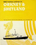 North of Scotland Orkney and Shetland Shipping Company ltd. - Brochure Ferrie Orkney and Shetlands 1967