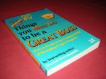 Freemantle, David - 80 Things You Must Do to be a Great Boss. How to Focus on the Fundamentals of Managing People Properly