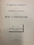 MAN, M. DE, - Gildepenning van Abraham Hildernisse, deken van het timmermansgilde te Middelburg. Tijdschrift van het Nederlandsch Gennootschap voor Munt- en Penningkunde.