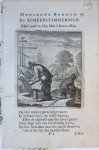 Luyken, Jan (1649-1712) and Luyken, Caspar (1672-1708) - Antique print/originele prent: De Scheepstimmerman/The Ship's Carpenter. Luyken, Jan (1649-1712) and Luyken, Caspar (1672-1708) - Antique print/originele prent: De Scheepstimmerman/The Ship's Carpenter.