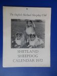  - Shetland Sheepdog Calendar 1972